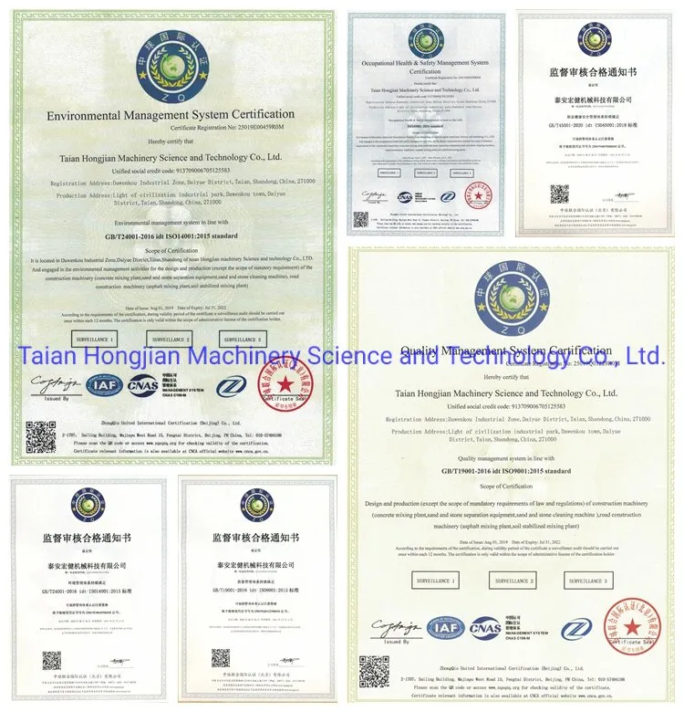 160t/H Road Construction Bitumen Mixing Plant Hot Mix Asphalt Plant Lb2000 Container Sale