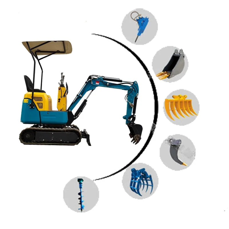 2021 New Model CE Certified Euro V Standard 1 Ton Mini Excavator Mini Excavator Price 1ton 2 Ton 3 Ton Mini Excavators for Sale