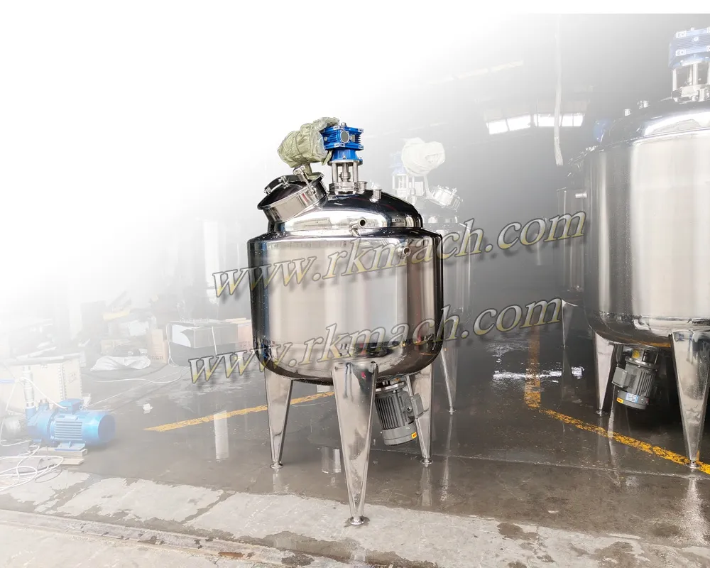 500L Homogenizer Mixer Homogenizing Tank Mixer High Shear Mixer Emulsifying Mixer for Sanitizer Machine