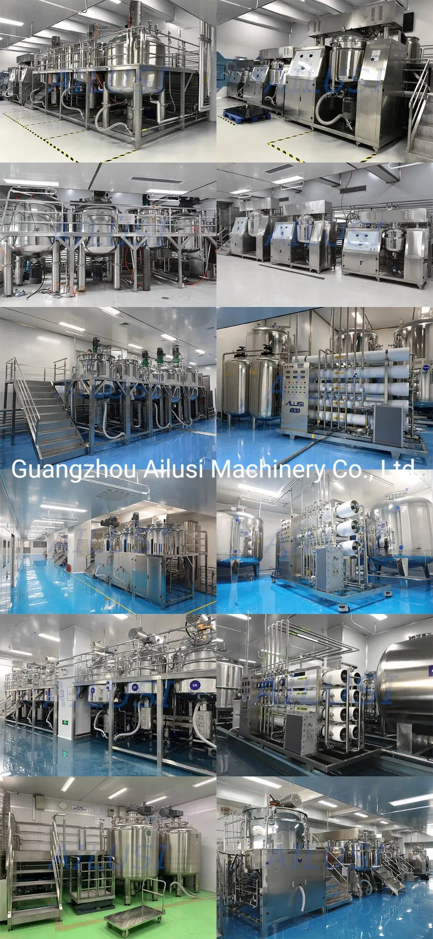 50L Bottom Homogenizer Vacuum Emulsifying Mixer Machine for Pharmacy Daily Chemistry Cosmetics Shampoo Cream