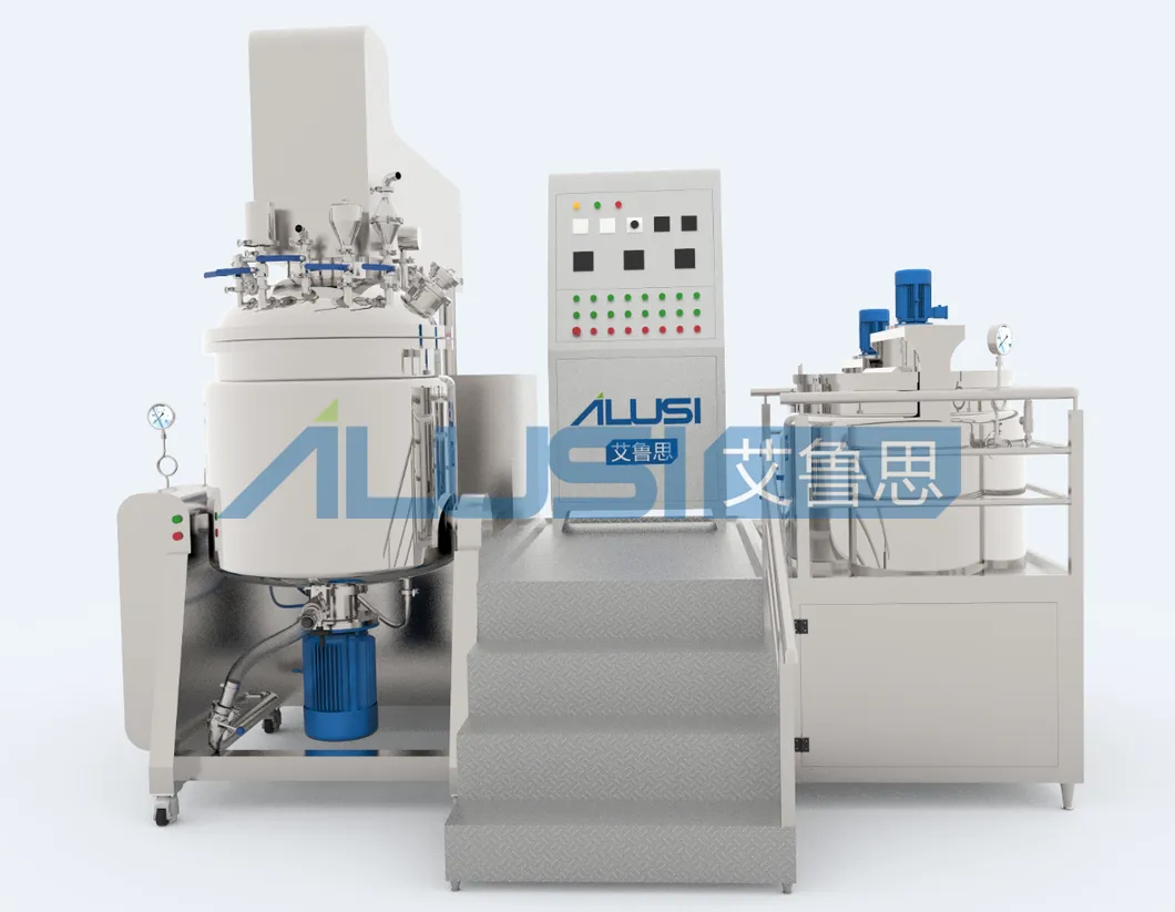 50L Bottom Homogenizer Vacuum Emulsifying Mixer Machine for Pharmacy Daily Chemistry Cosmetics Shampoo Cream