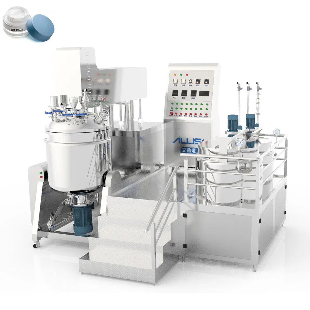 50L Bottom Homogenizer Vacuum Emulsifying Mixer Machine for Pharmacy Daily Chemistry Cosmetics Shampoo Cream