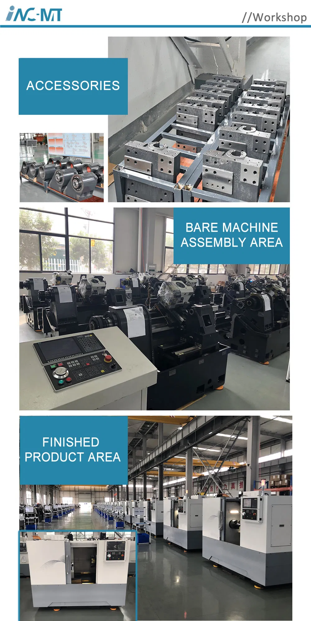 Automatic Metal Cutting CNC Lathe Machine Maquina De Torno