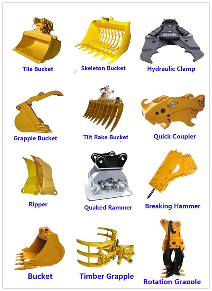 CE Mini Digger Farm Construction Excavating Machine Crawler Track Excavator