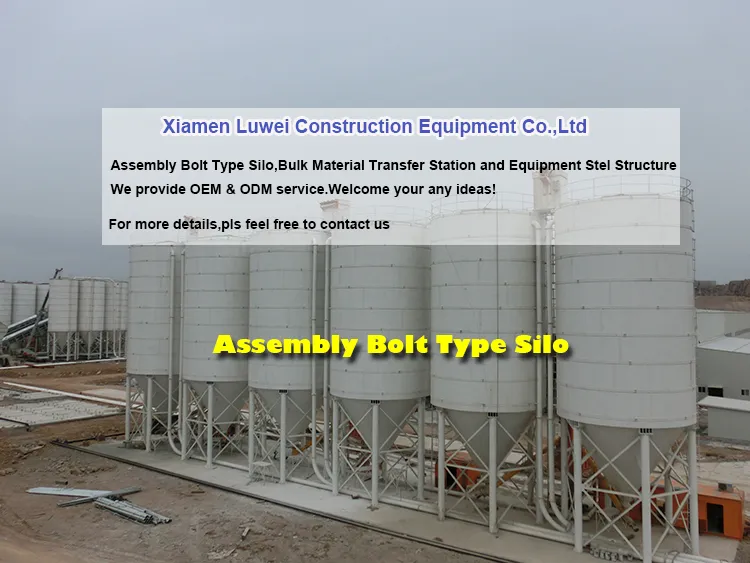China Factory Paneled Silo for Cement, Fly Ash and Limestone