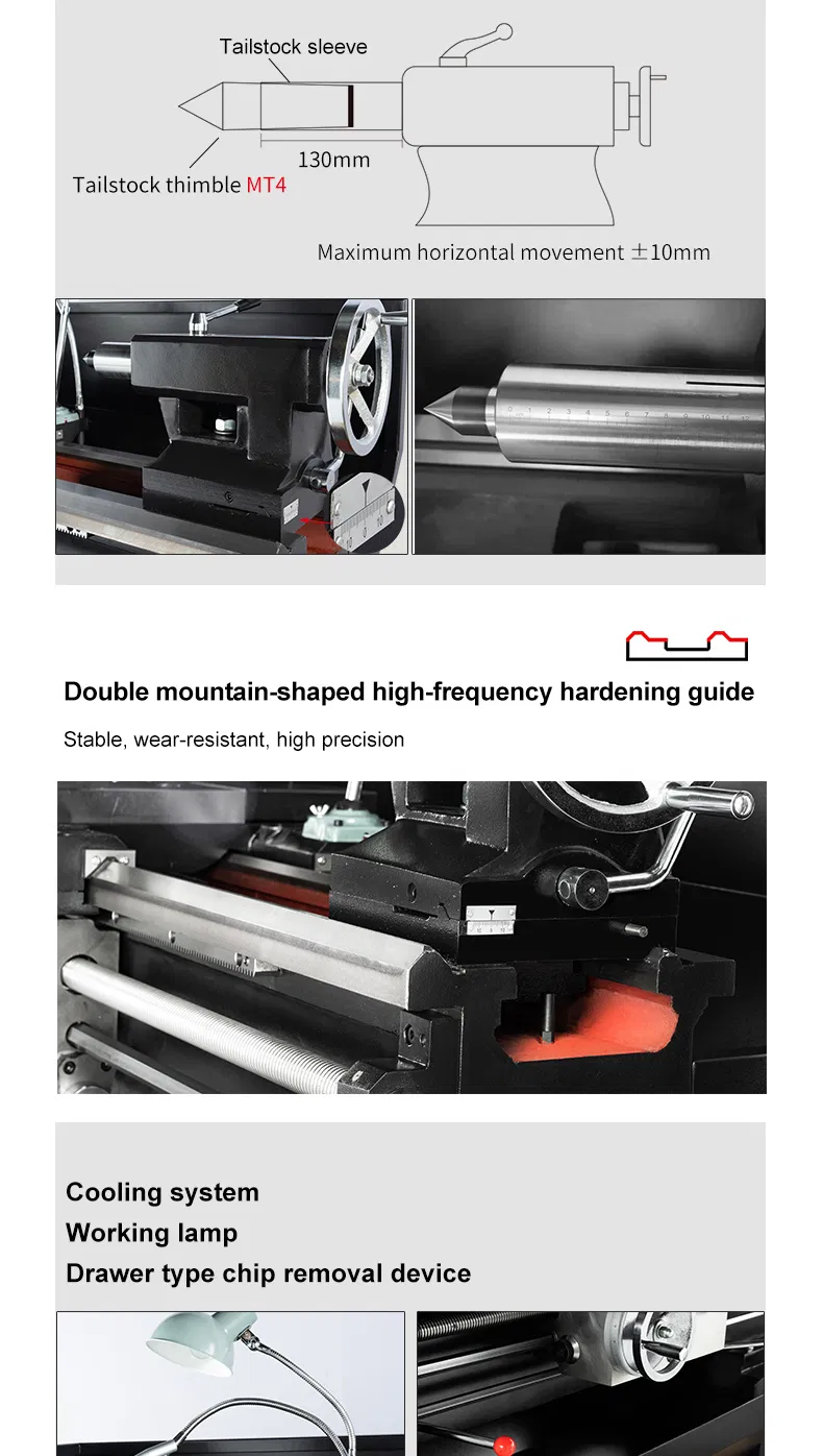 Chinese Factory CT6140 High Quality Horizontal Manual Lathe Machine Lathe