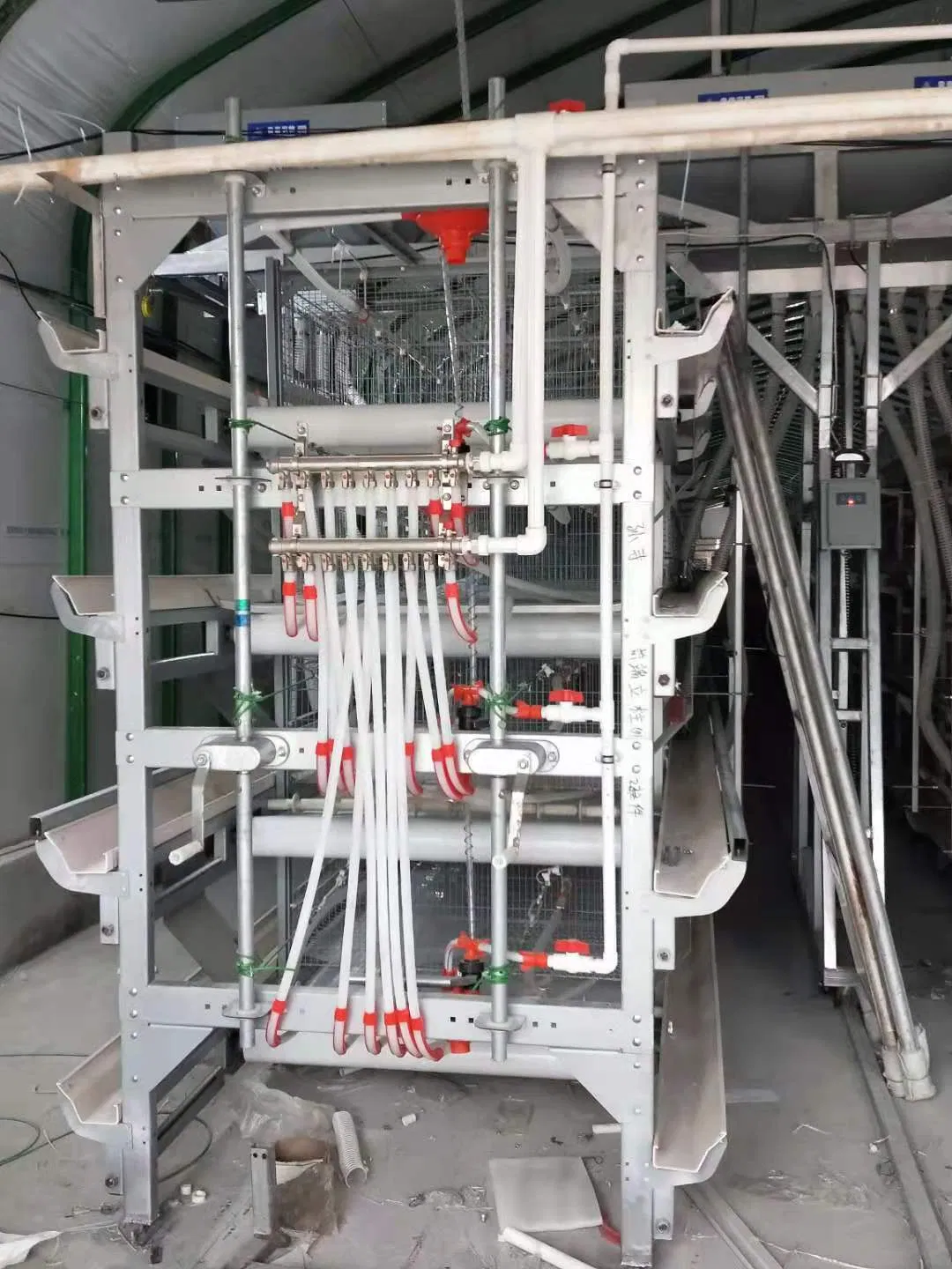Durable Fully Autoamtic Multi Tiers H Type Layer Chicken Cages for Laying Hot Galvanized Wiremeshes