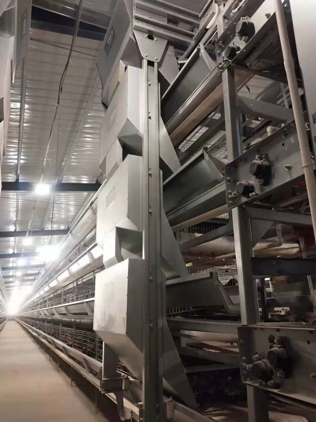 Durable Fully Autoamtic Multi Tiers H Type Layer Chicken Cages for Laying Hot Galvanized Wiremeshes