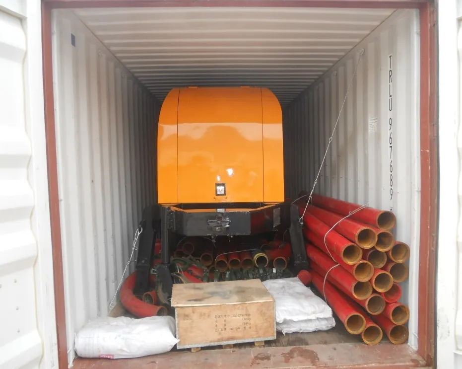 Hbt40.10.60RS Small Diesel Concrete Pump, Trailer Mounted Concrete Pump