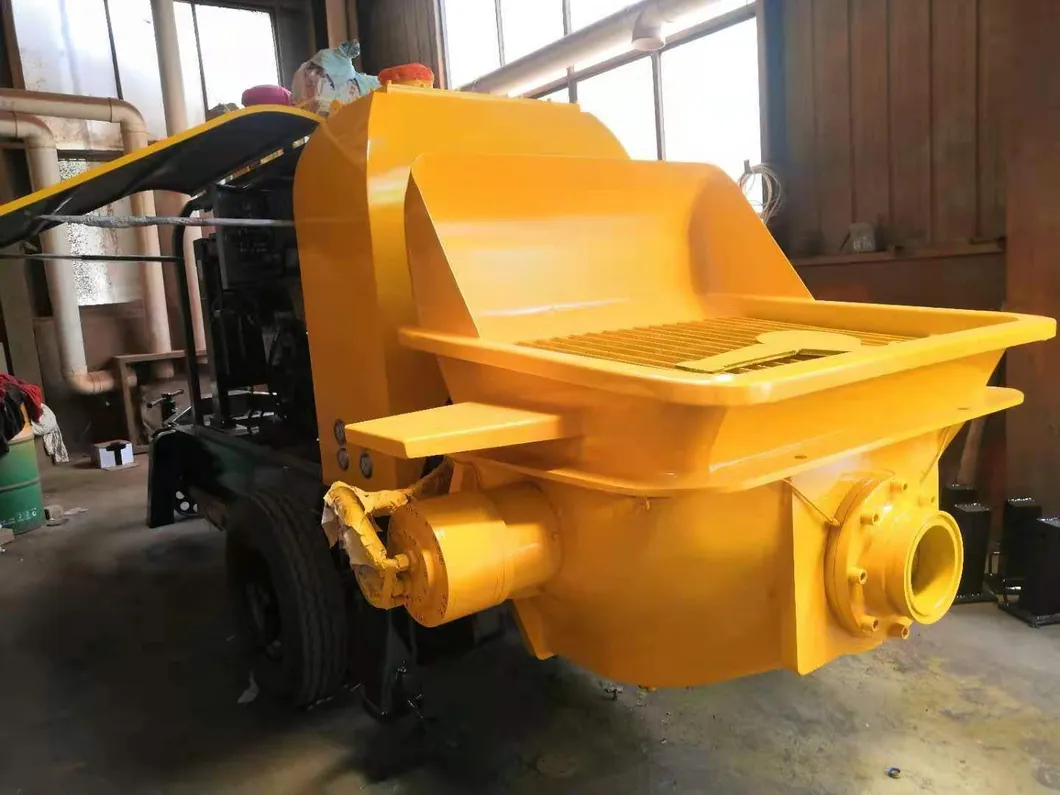 Hbt40.10.60RS Small Diesel Concrete Pump, Trailer Mounted Concrete Pump