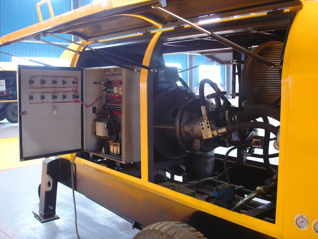 Hbt60.13.90s Trailer Electric Concrete Pump From Realtop