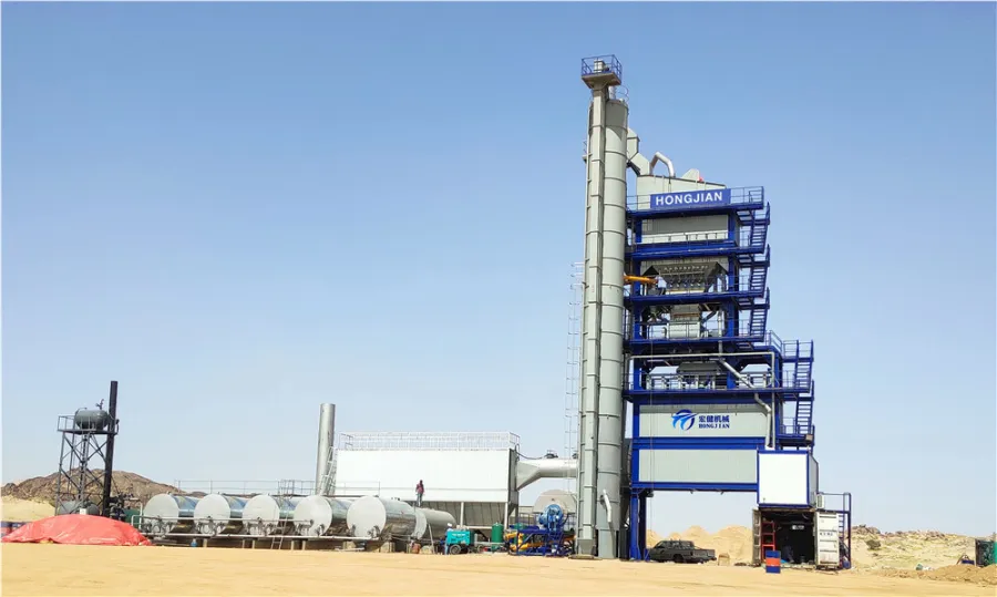 High Capacity Asphalt Mixing Equipment Batch Mixer Plant Lb2000 with Bag House Filter