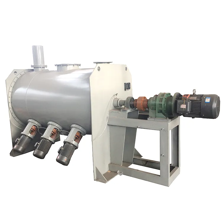 Horizontal Fertilizer Powder Plow Plough Shear Mixer Machine