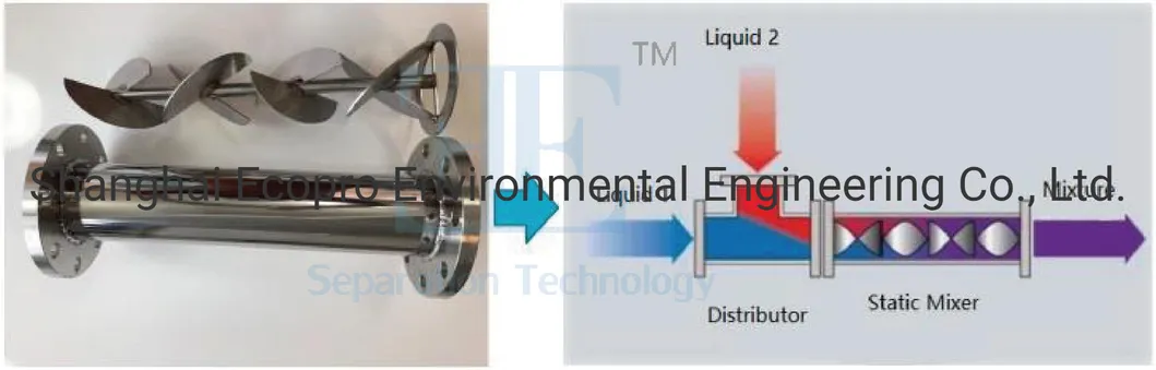 Inline Liquid Mixer Static Mixer for Wastewater Treatment