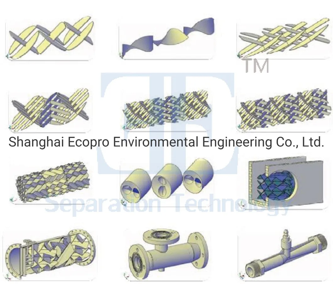 Inline Liquid Mixer Static Mixer for Wastewater Treatment