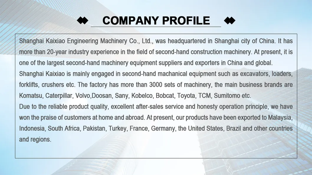 Japanese Hitachi Second Hand Machine 6 Ton Used Excavator