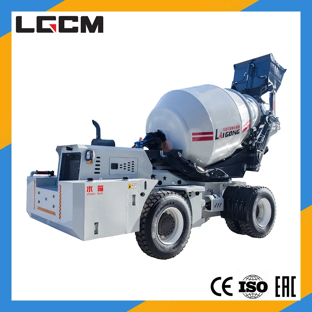 Lgcm 3m3 Self-Loading Concrete Mixer with Diesel Engine