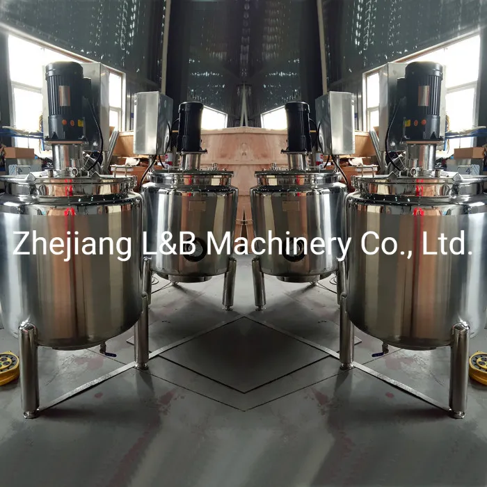 Movable Steel Industrial Pharmacy Cosmeceuticals Mixing Equipment Industrial Pastel Cosmetic Mixing Machine with Agitator