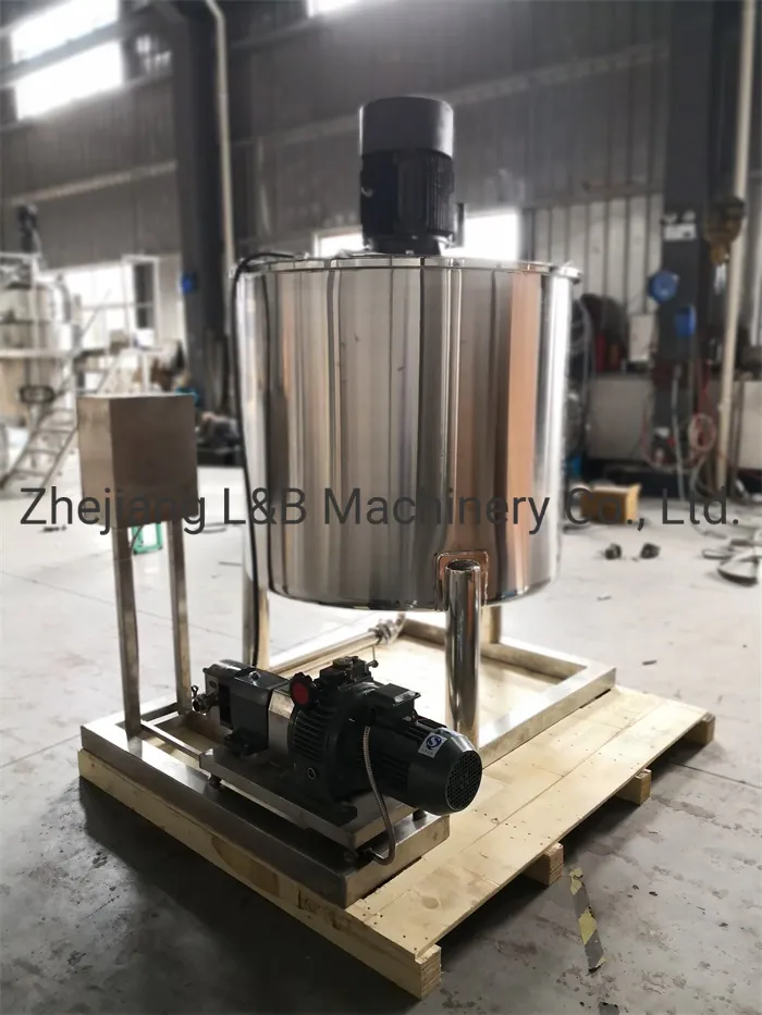 Movable Steel Industrial Pharmacy Cosmeceuticals Mixing Equipment Industrial Pastel Cosmetic Mixing Machine with Agitator