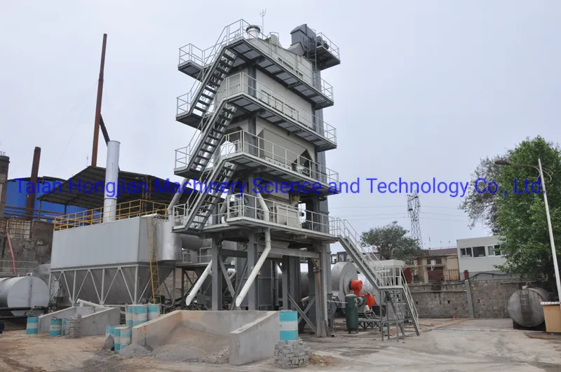 Natural Gas Burner Conveyor Belt Control System Baghouse Asphalt Mixing Plant Lb2000