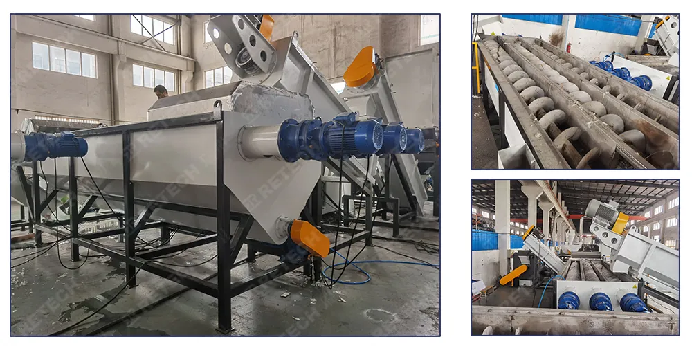 Plastic Waste Recycling Machine Plant Recycled Plastic PP PE LDPE LLDPE Film Washing Line