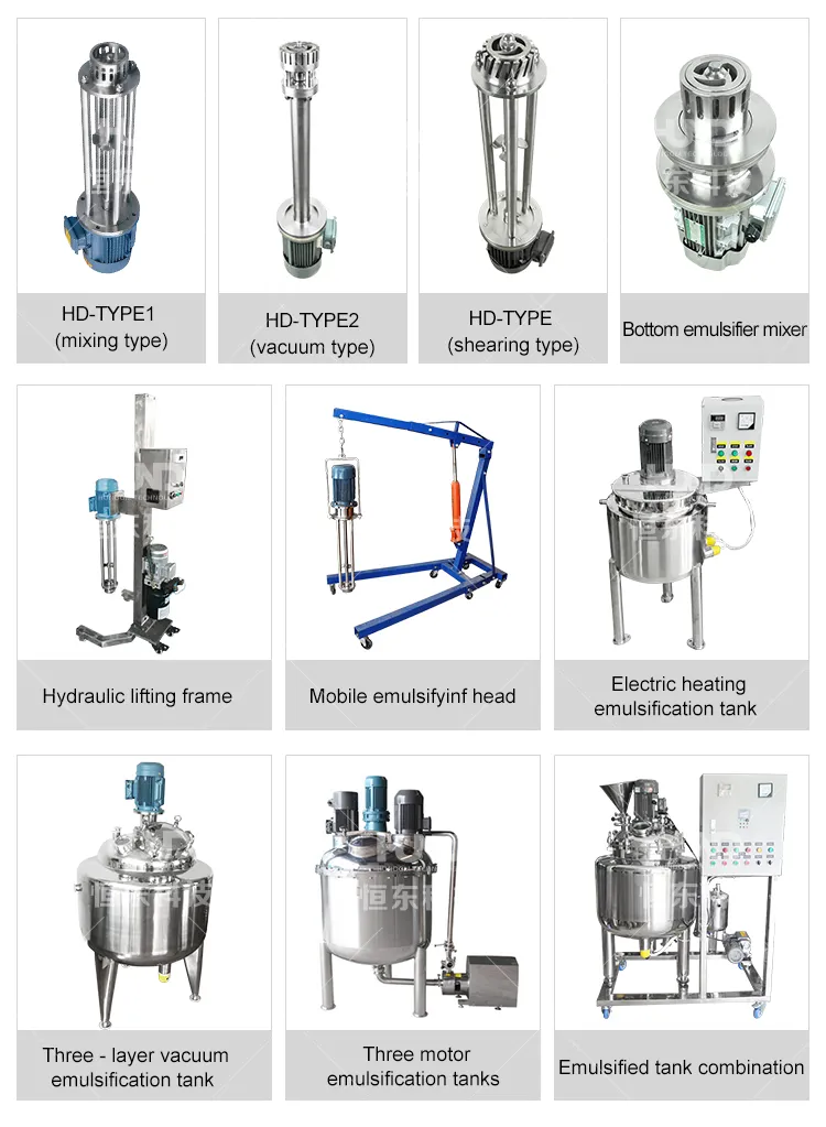 Sanitary Paint Mixing Machine High Shear Mixer for Food