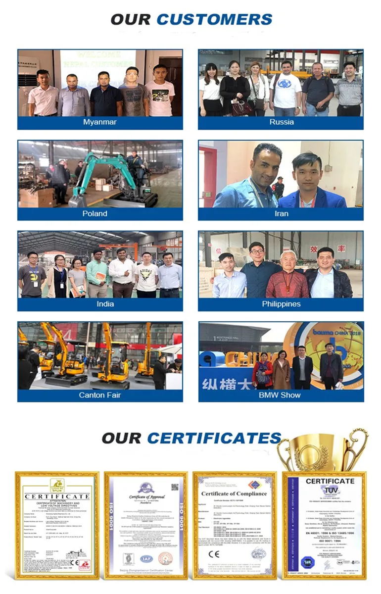 Small Escavator Mini Bucket Excavator