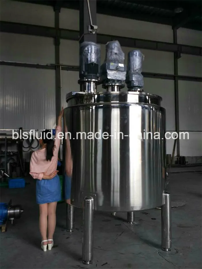Steel Coil Pipe Jacked Steam Steel Price Lotion Mixer Cosmetic Machine