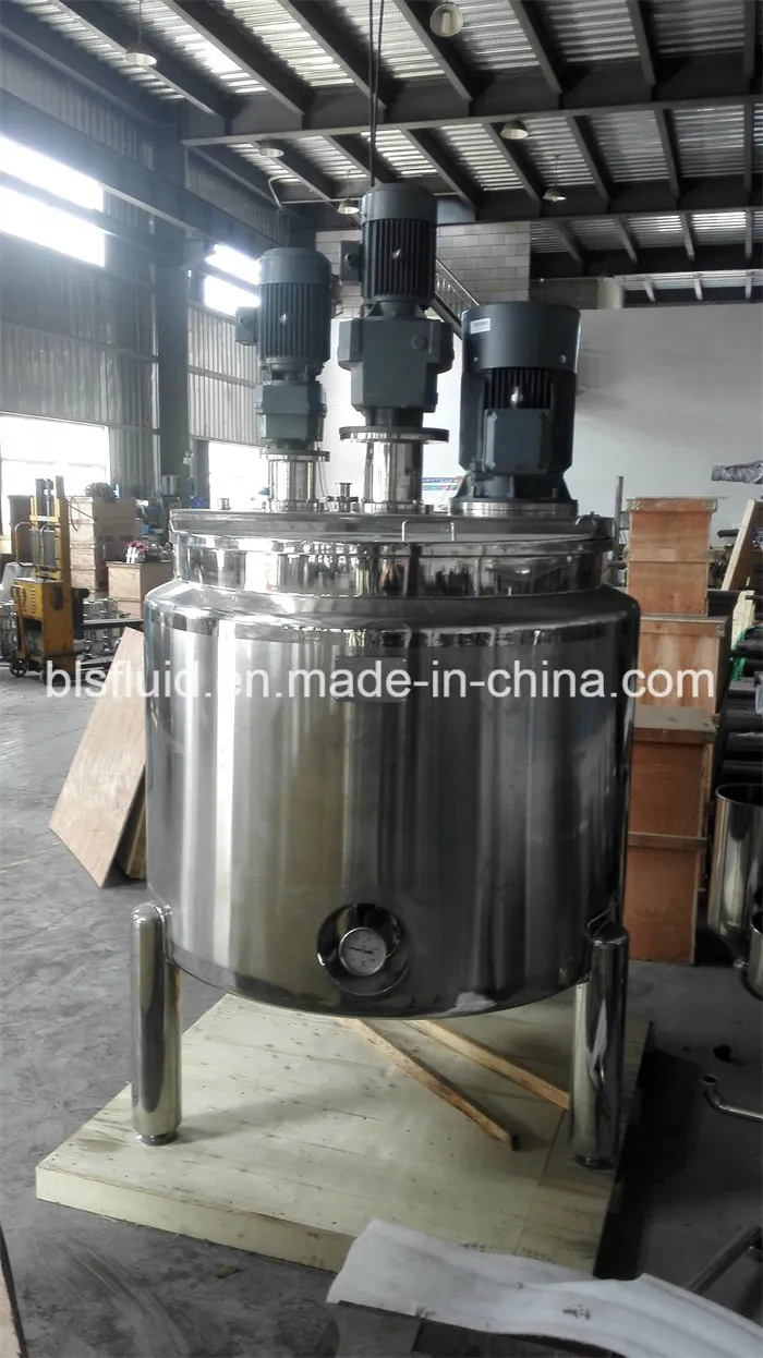 Steel Coil Pipe Jacked Steam Steel Price Lotion Mixer Cosmetic Machine