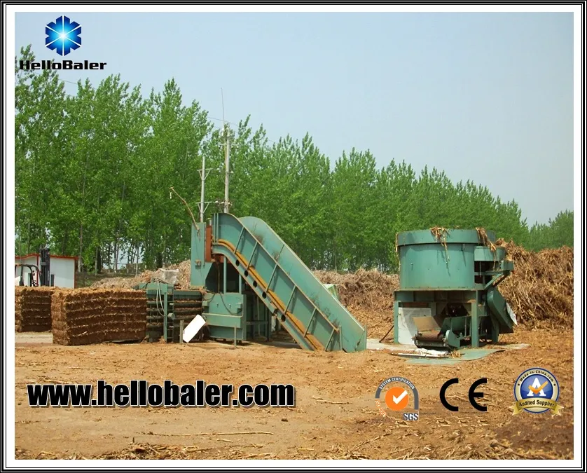 straw hay shreddering crusher machine