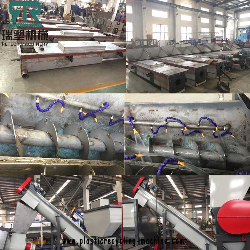 Waste Plastic PE/PP/HDPE/LLDPE/LDPE/EPS/ PS //XPS/TPU Film Crushing Washing Drying Recycling Line