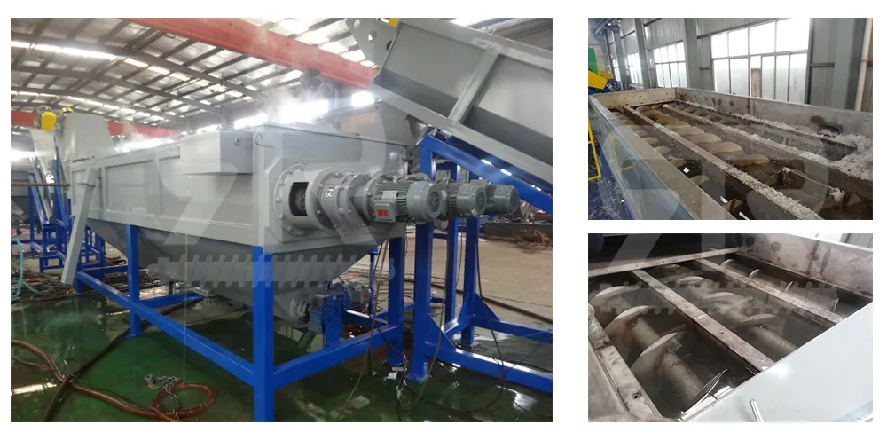 Waste Plastic PE/PP/HDPE/LLDPE/LDPE/EPS/PS//XPS/TPU Film Crushing Washing Drying Recycling Line