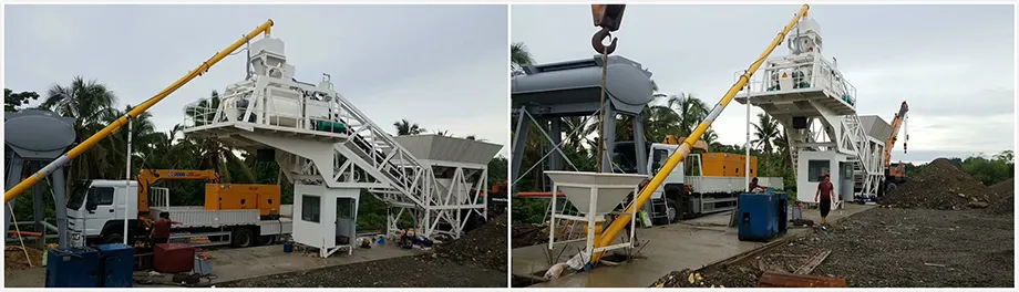 Wholesale Yhzs60 Hot-Selling High-Quality Mobile Concrete Mixing Plant